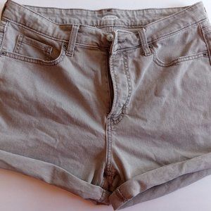 Gray high-waist O.G. Old Navy jean shorts